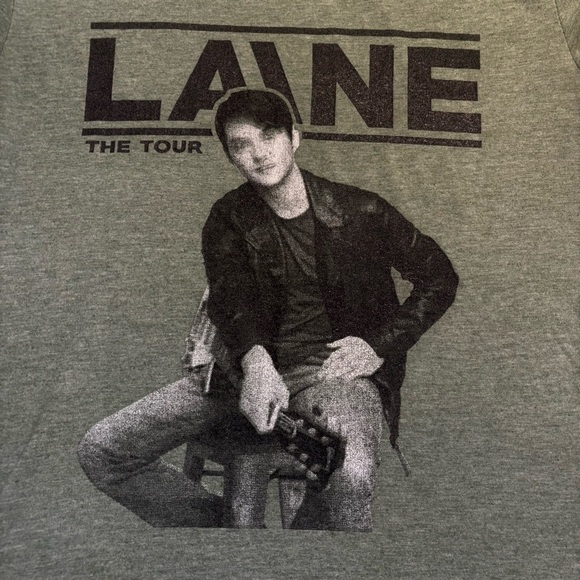 Laine Hardy Concert Tee Small Sage Green Laine The Tour 2019 Gildan SoftStyle - Picture 10 of 14